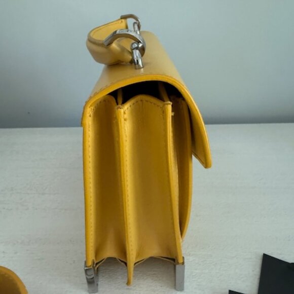 The Kooples Emily Leather Bag in Yellow - Picture 7 of 12